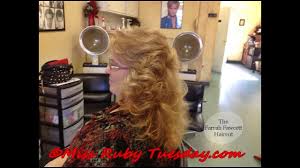 Before there was the rachel, there was the farrah. see how you'd look in the feathered mane that inspired countless trips to the salon. Miss Ruby Tuesday How To Give The Farrah Fawcett Haircut Long Shag Youtube