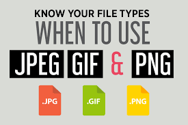 Know Your File Types When To Use Jpeg Gif Png Jpeg Gif Graphic Design Tips