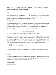 Maybe you would like to learn more about one of these? Contoh Soal Kristalisasi