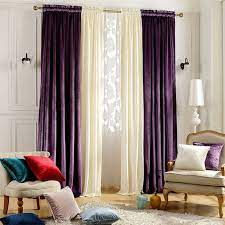 Home Window Decoration Wedding Purple Velvet Curtains Blackout Bedroom Living Room Dining Stili Dlya Gostinyh Komnat Indijskie Gostinye Fioletovye Gostinye