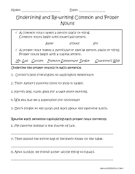 Common and proper noun worksheet 2. Nouns Worksheets Proper And Common Nouns Worksheets