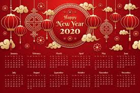 1 2 3 4 5 6 7 8 9 10 In Chinese Download Flat Design Chinese New Year Calendar For Free Dengan Gambar