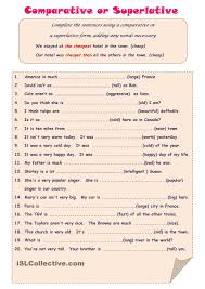 Designed to simplify the rules for making adjectives into comparatives and superlatives, this product consists of 15 worksheets, 2 anchor sheets, and an answer key. Comparatives Superlatives English Grammar English Grammar Worksheets Learn English