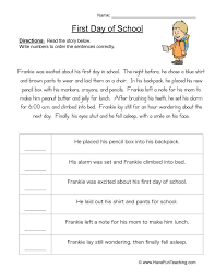 Sequencing Worksheets Have Fun Teaching Sequencing Worksheets Sequence Of Events Worksheets Reading Worksheets