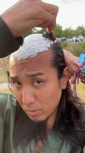 Futuristic Samurai Shaving Experience at Ozora Festival 2024