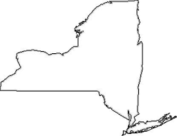 New York State Map Outline Map New York Tattoo Map Of New York New York State