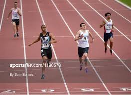 Terrence agard, ramsey angela, liemarvin bonevacia, andrea bouma, femke bol, laura de witte, lisanne de witte, jochem dobber, lieke klaver, hanneke oosterwegel, nout wardenburg, anne van de wiel, tony van diepen 2016 Morton Games International Athletics 1190578 Sportsfile