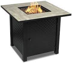 This gas fire pit table is perfectly complimented for any outdoor space like a backyard, garden, courtyard, terrace, and balcony. Buy Propane Fire Pit Table Camplux 30 Inch 50 000 Btu Outdoor Square Gas Fire Table With Lid And Lava Rock Ceramic Table Top Automatic Ignition Outdoor Bar For Courtyard Balcony And Garden