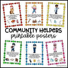 Community Helpers Printable Posters Community Helpers Lesson Plan Community Helper Lesson Community Helpers Preschool