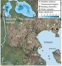 In this study we present an eight year response of peatland permafrost thaw at 30 sites in stordalen mire, focusing on active layer (ald) and water table depth (wtd) changes using geospatial analysis and remote sensing techniques. Map Of The Stordalen Mire Field Site Left Chamber And Sampling Download Scientific Diagram