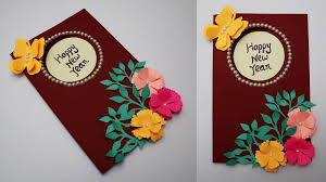Happy new year card 2021 | how to make new year greeting card | new year card making handmade easy in this video i will show you how to make a very beauti. Diy New Year Card 2019 How To Make Greeting Card For Happy New Year Handmade Cards Idea