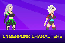 Cyberpunk Characters 2d Characters Unity Asset Store In 2020 Cyberpunk Character Cyberpunk Character