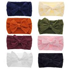 A wide variety of hair bow. Jacquard Rib Wide Braid Nylon Newborn Headband Knotted Bow Hair Band Braid Bow Baby Hair Accessories For Infant Turban Head Wrap Accessories Aliexpress
