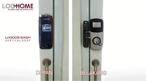 Kunci pintu digital menyediakan berbagai cara untuk membuka pintu, malah satu pintu bisa dibuka dengan berbagai cara yang tentunya tetap aman. Kunci Pintu Digital Loghome Lh300s Sash Vertical Body Youtube