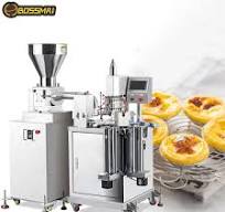 Large Capacity Full Automatic Egg Tarts Production Line Bakery Pie Shell  Making Machine Crust Tarts Moulder