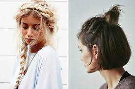 Quelques tresses fines pour sublimer les cheveux longs lisses. Coiffure Rapide 5 Inspirations Coiffure Pour Gagner Du Temps