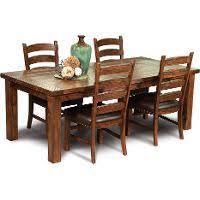 Mission 5 Piece Dining Set Chambers Creek Rustic Table And Chairs 5 Piece Dining Set Dining Set