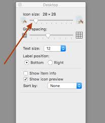 You can also check the box next to a desktop icon's name at the top of the window to make it appear on your desktop, or uncheck the box to remove it from the desktop. Mac How To Change Desktop Icons Size Infoheap