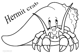 Directions for a house for hermit crab puppet activity. Printable Hermit Crab Coloring Pages For Kids
