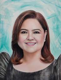 Self portrait using watercolor an improvement over colored pencil