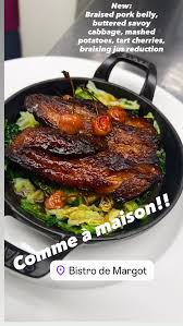 And one more for the week: Braised Duroc pork belly, mashed ...