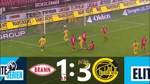 ˈbuːdə gɭimt) is a norwegian professional football club from the town of bodø that currently plays in eliteserien, the norwegian top division. Brann Bodo Glimt 1 3 All Goals 20 09 2020 Eliteserien Youtube