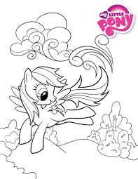 Gambar kuda poni animasi ini sangat lucu dan sederhana. Terbaik Mewarnai Kuda Poni Pinkie Pie Ideku Unik