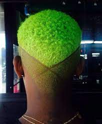 Ctron164 Afro Arts Queens With Colorful Hair Green Hair Men Dyed Hair Men Men Hair Color