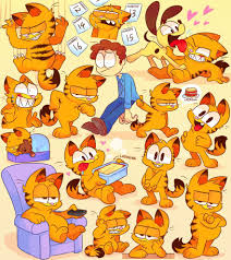 Vdru7 On Twitter Garfield Cartoon Art Styles Cute Drawings Anime Pixel Art