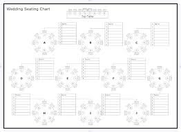 best wedding seating chart blank seating chart 4 best images