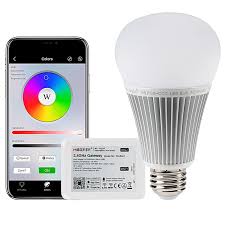 9w A19 Miboxer Wifi Smart Led Light Bulb Rgb Tunable White Smartphone Compatible 60w Equivalent 850 Lumens With Wifi Hub Super Bright Leds