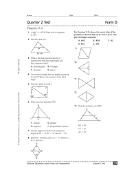 Different shapes have different angles, and when you know how the angles are elated, you might actually know different shapes. Quarter 2 Test Chapters 4 6 Answers Fill Online Printable Fillable Blank Pdffiller