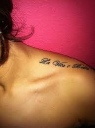 La vita e bella by joshuapeople on deviantart. 24 La Vita E Bella Tattoo Ideas La Vita E Bella Tattoos Tattoos And Piercings