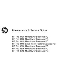Hp photosmart 7450/7450v/7450xi photo printer driver download. Hp Pro 3400 Maintenance And Service Manual Pdf Download Manualslib
