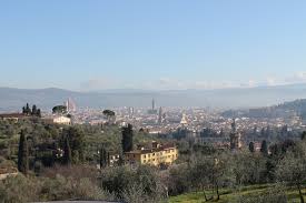 The first is bello that means beautiful, pretty; Bellosguardo Citta Di Firenze