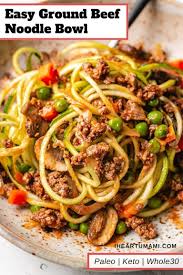 Easy Ground Beef Meal Prep Recipe Paleo Whole30 Recipe Ground Beef Recipes Easy Ground Beef Paleo Recipes Ground Beef Recipes