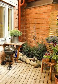 Black White An Wood How Is That For An Apartment Design In 2020 Apartment Patio Gardens Patio Garden Design Small Apartment Garden