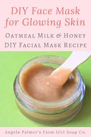 Some of these masks are made of herb or plant extracts. Goat Milk Oatmeal And Honey Facial Mask Recipe Angela Palmer S Farm Girl Soap Co