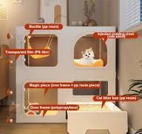 Amazon.com: DYUNCZ Jaulas para gatos grandes para interiores ...