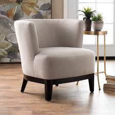 Curved Armchair Accent Chair Taupe Jerome S Furniture28 5 W X 30 D X 28 5 H Accent Chairs Accent Chairs For Living Room Chair