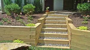 Pin By Taitfurniture Co Uk On Home Ideas Landscape Timbers Wood Retaining Wall Retaining Wall Steps