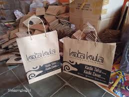 Price list paper bag bahan samson 80gsm by @tonilung @agustinaarimatul @grosir_paperbag for order call/text/wa : Shopping Paper Bag Murah Jasa Cetak Shopping Bag Kraft Coklat