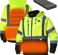 Amazon.com: DPSAFETY Heated Jacket, Reflective & Waterproof ...