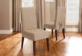 Cotton Duck Short Dining Chair Slipcover 100 Cotton Machine Washable Slipcovers For Chairs Dining Chair Covers Dining Room Chair Slipcovers