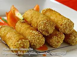 Fried Lumpia With Pork Asado Filling Panlasang Pinoy Meaty Recipes Recipe Recipes Lumpia Recipe Lumpia