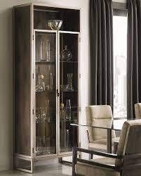 'linea', manufactured by dreieck, is a more formal, wholly glass display cabinet, which takes the form of a sideboard. Contemporary Display Cabinet Modern Artisans Vision Airy Caracole Free Standing Glass Oak
