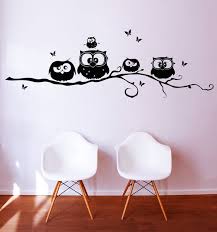 Um ein optimales ergebnis zu erzielen. Wandtattoo Eulen Gesellen Eulen Auf Zweig M692 Etsy Wandtattoo Eule Kinderzimmerdekoration Dekorative Wandmalereien