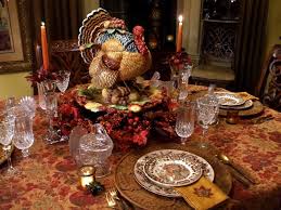 Thanksgiving Table Similar Tablecloth At Walmart Of All Places Thanksgiving Tablescapes Thanksgiving Table Beautiful Table Settings