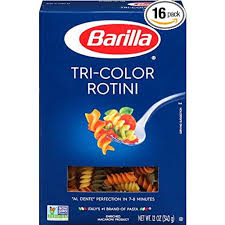 Download 16 Packs Barilla Tri Color Rotini Pasta 12 Ounce Boxes Walmart Com Walmart Com