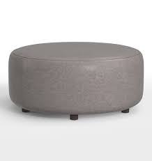 Change the old door became a large round leather ottoman coffee table, square ottomans and houston we deliver nationwide too. 36 Worley Round Leather Ottoman Rejuvenation